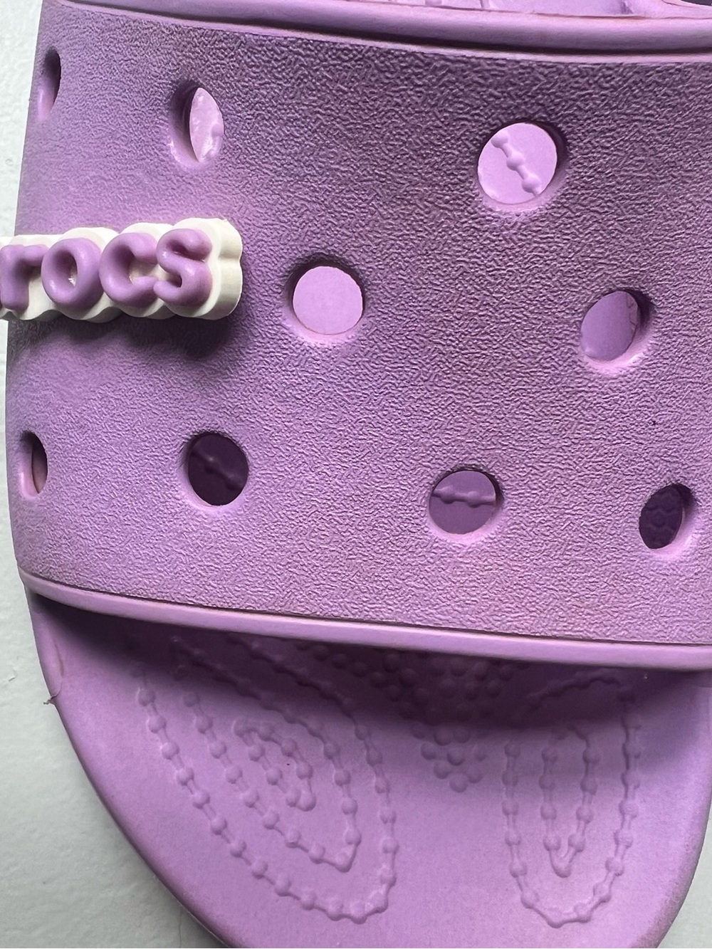 Crocs Women’s Classic Slide - Lavender Purple - Picture 5 of 7
